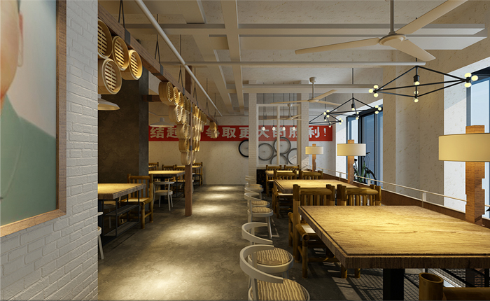 餐飲店面裝修設計圖片、餐飲店裝修效果圖、餐飲店裝修案例